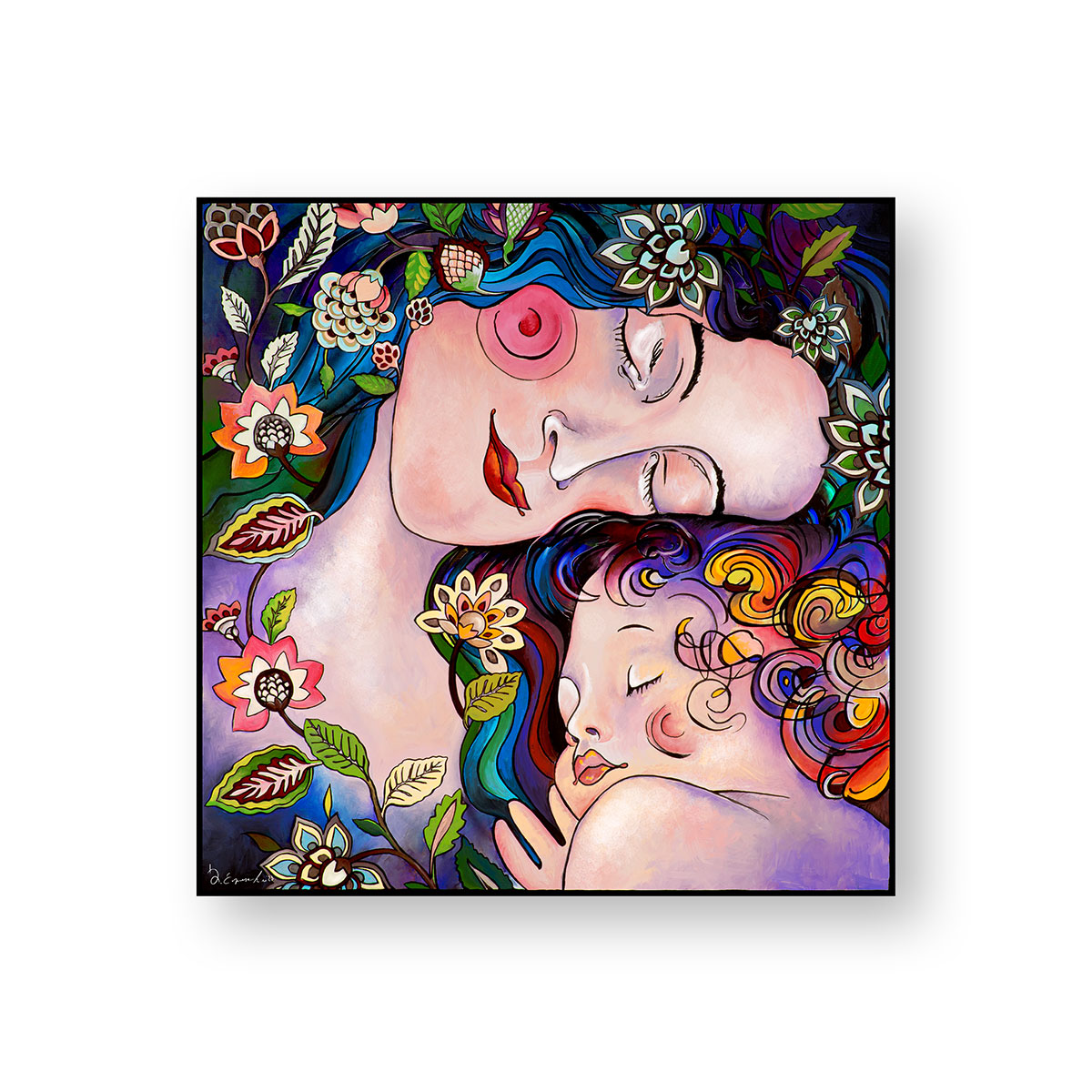 Quadro "Il mio Klimt" 70X70